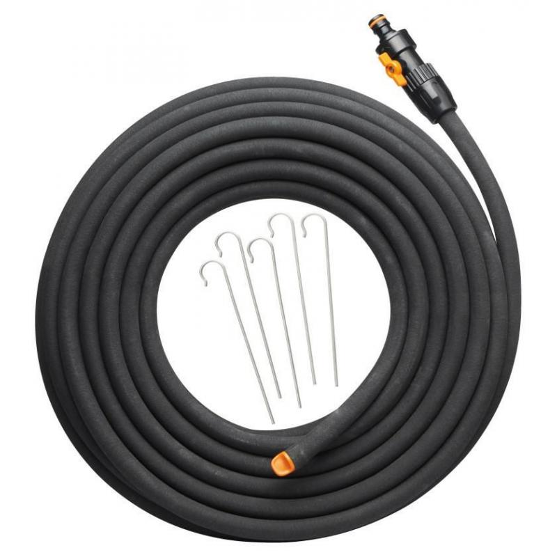 Fiskars 1025935 manguera de jardín 15 m Por encima del suelo Caucho Negro