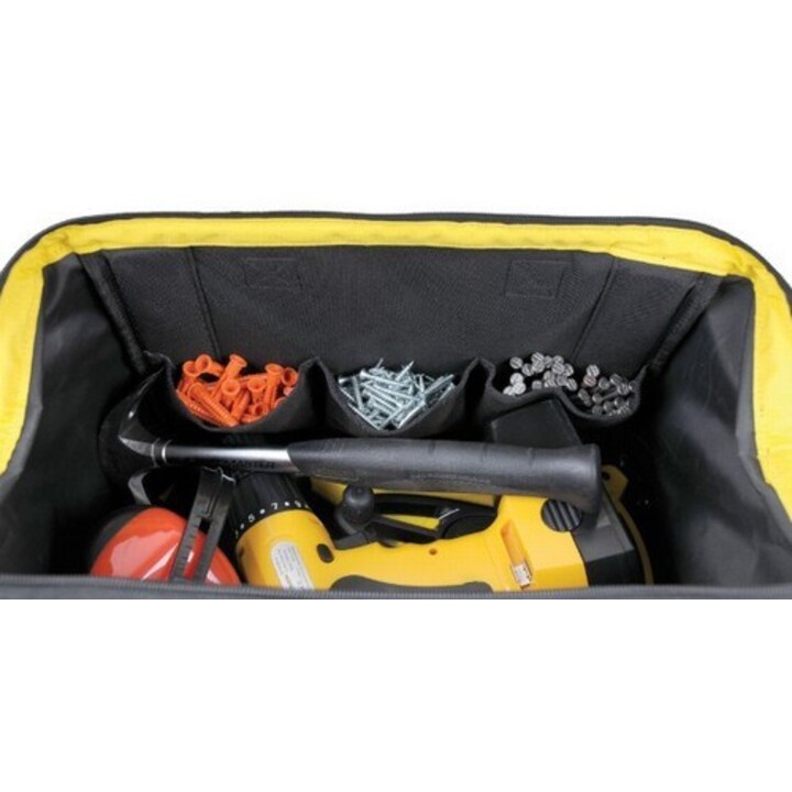Stanley 1-96-183 Small Part and Tool Box Nylon, Black Plastic, Gray