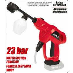 YT. 18V PRESSURE WASHER WITH SUCTION WITHOUT BATTERY. AND ORDER.