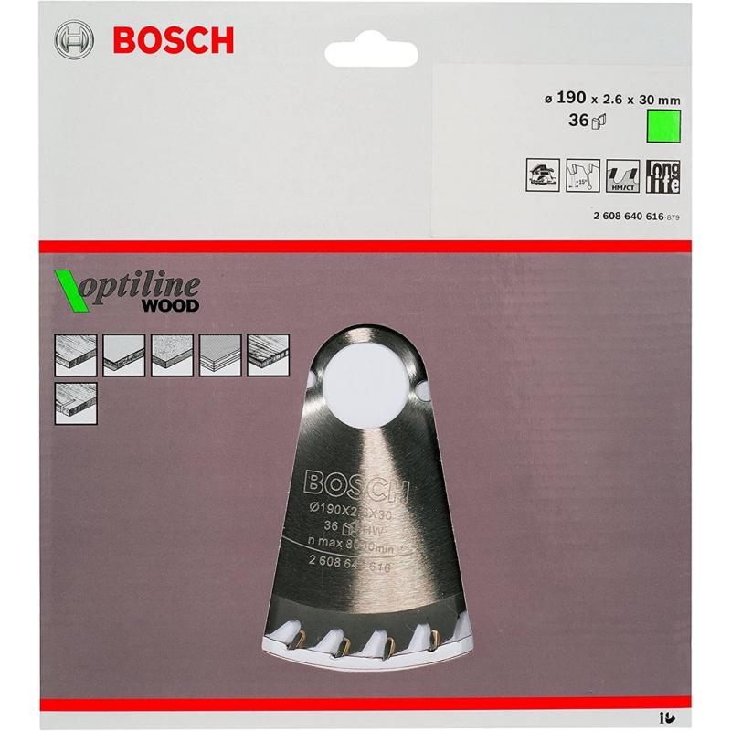 Bosch ‎2608640616 hoja de sierra circular 19 cm 1 pieza(s)