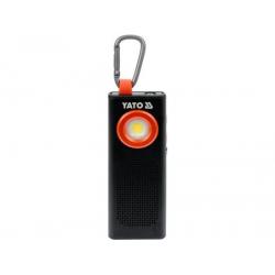Yato YT-08557 luz de trabajo Negro, Rojo LED 5,9 W