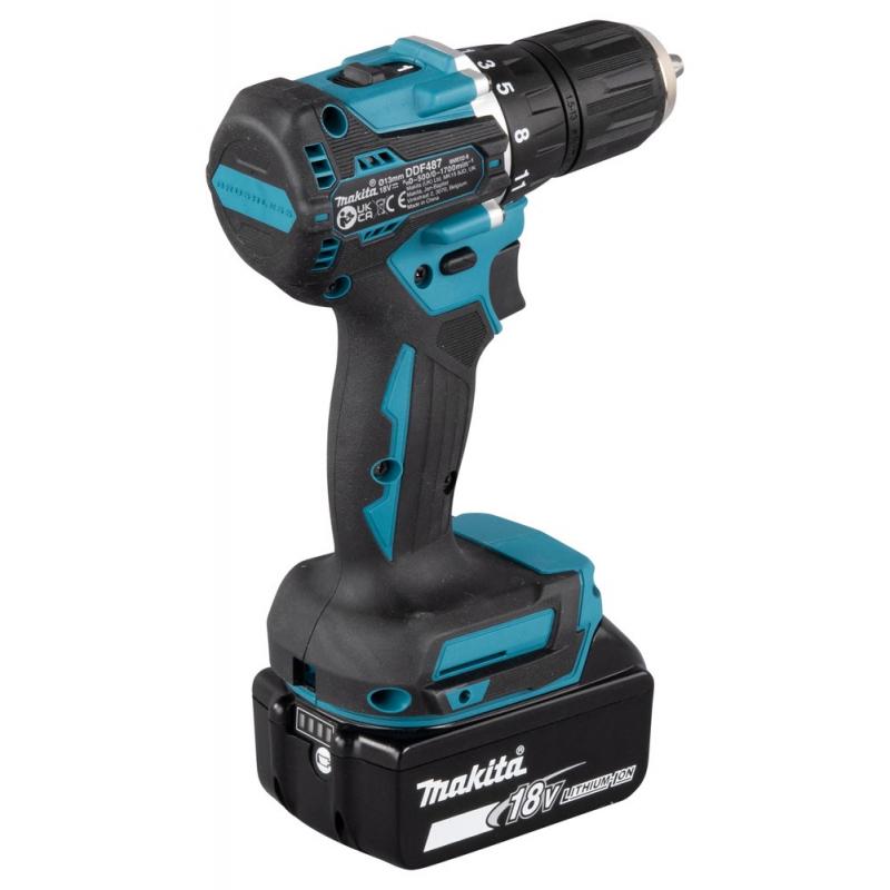 Makita DDF487Z taladro 1700 RPM 940 g Turquesa