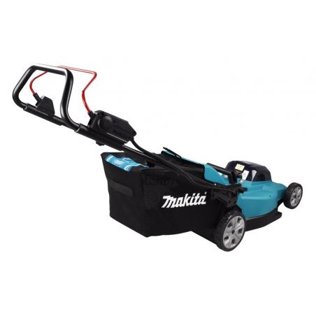 Makita DLM480Z cortadora de césped Cortacésped manual Batería Negro, Turquesa