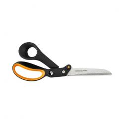 Fiskars 1020223 tijera de cocina 300 mm Negro, Naranja Universal