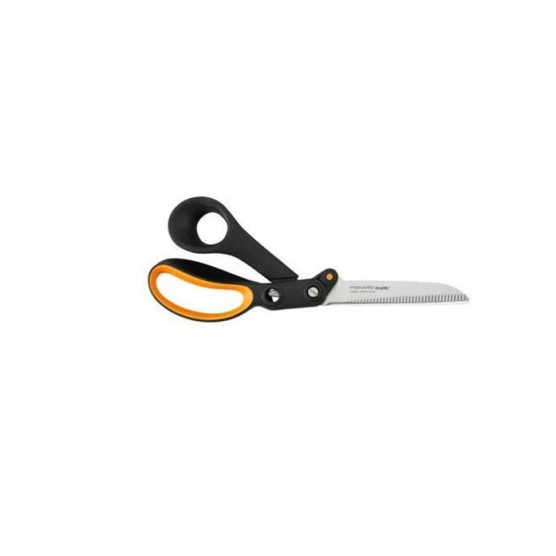 Fiskars 1020223 tijera de cocina 300 mm Negro, Naranja Universal