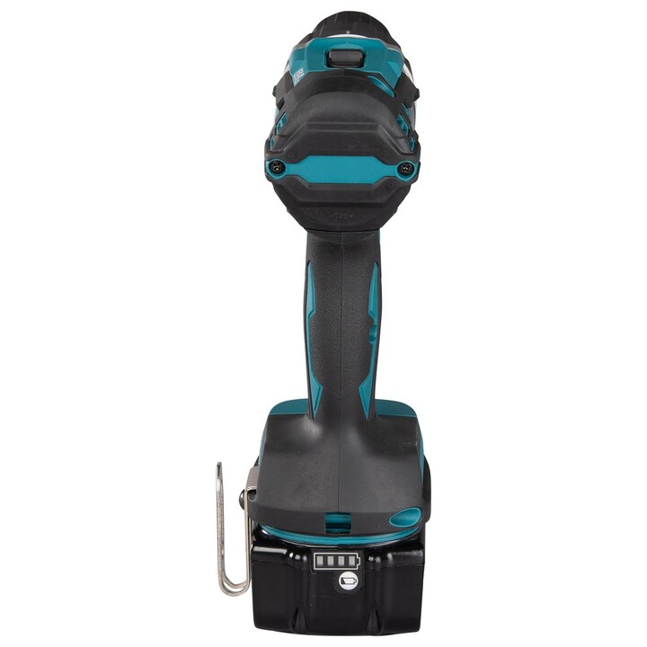 Makita DDF484RFJ, taladro atornillador sin escobillas 18V LXT, tamaño compacto 2000 RPM, negro/azul