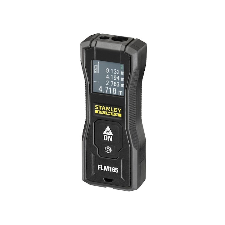 Stanley FATMAX FMHT77165-0 telémetro Medidor láser de distancias Negro 50 m