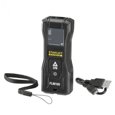 Stanley FATMAX FMHT77165-0 telémetro Medidor láser de distancias Negro 50 m
