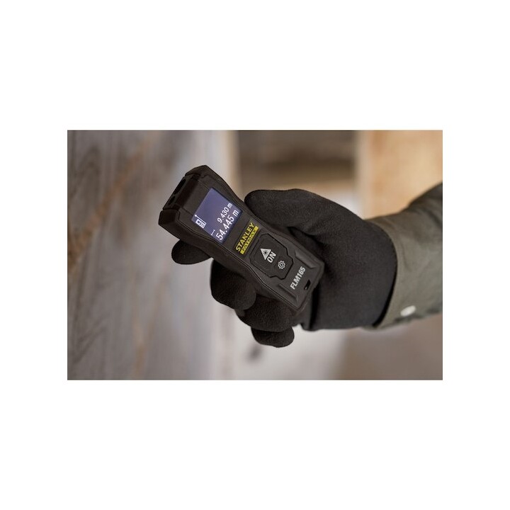 Stanley FATMAX FMHT77165-0 telémetro Medidor láser de distancias Negro 50 m