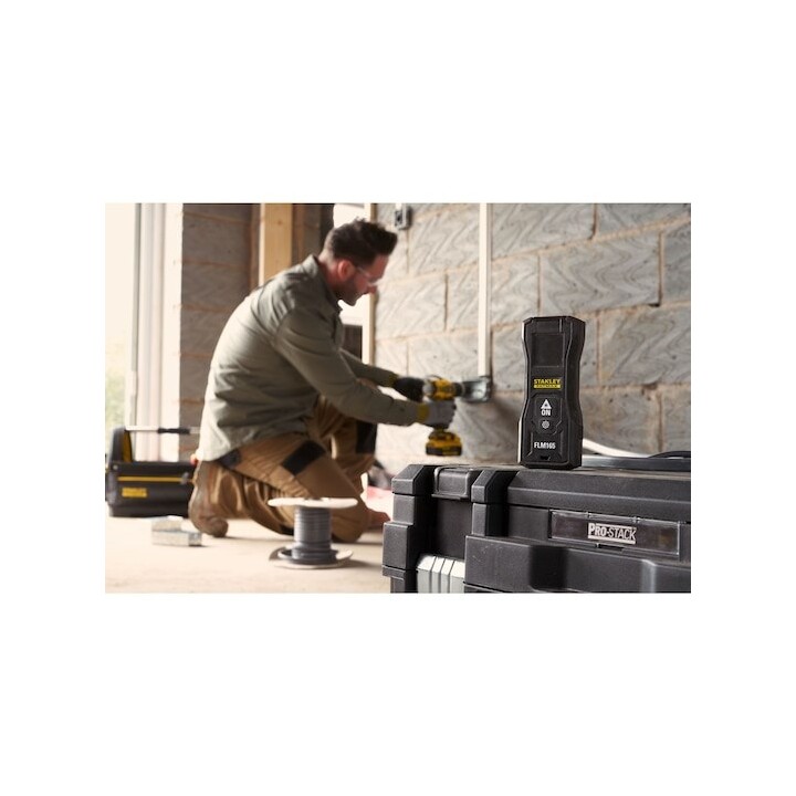 Stanley FATMAX FMHT77165-0 telémetro Medidor láser de distancias Negro 50 m