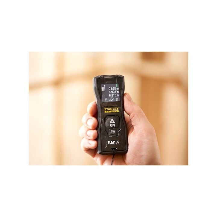 Stanley FATMAX FMHT77165-0 Entfernungsmesser Laser-Distanzmessgerät Schwarz 50 m