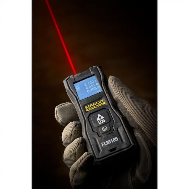 Stanley FATMAX FMHT77165-0 telémetro Medidor láser de distancias Negro 50 m