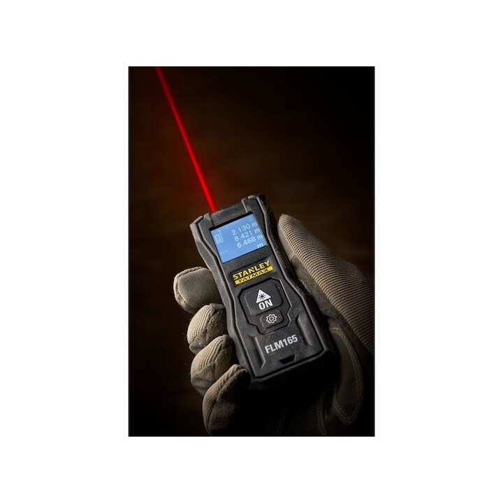 Stanley FATMAX FMHT77165-0 Entfernungsmesser Laser-Distanzmessgerät Schwarz 50 m