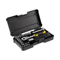 Stanley STMT82672-0 llave de carraca 6,7,8,9,10,11,12,13,14 mm 1 pieza(s) Negro, Amarillo 72