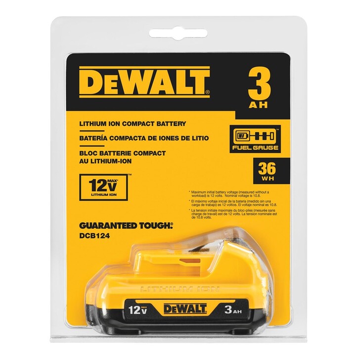 DeWALT DCB124-XJ 12V 3,0Ah Li-Ion Akku