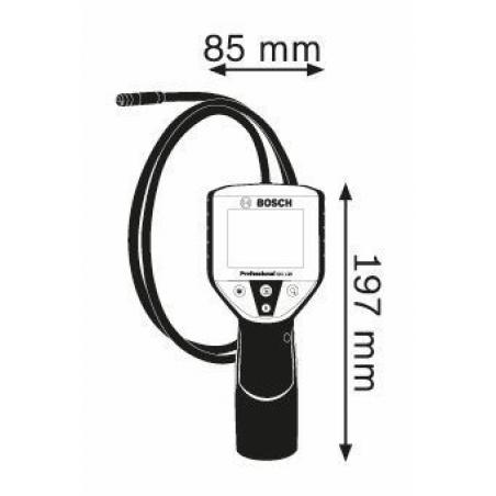Bosch GIC 120 Professional cámara de inspección industrial 8,5 mm