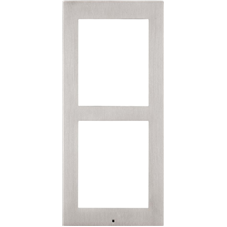 PLAQUE D&#39;ENTRÉE 2 MODULES SURF./CADRE HEL. P VERSO 9155022 2N