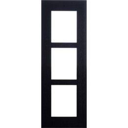 PLACA DE CALLE 3MOD. MARCO EMPOTRAR/NEGRO/IP VERSO 9155013B 2N