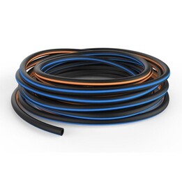 Fiskars 1027102 Tubo da giardino 20 m fuori terra Nero, Blu, Arancione