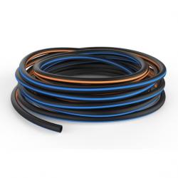 Fiskars 1027102 manguera de jardín 20 m Por encima del suelo Negro, Azul, Naranja
