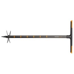 Fiskars 134730 QuikDrill barrena L 200 mm para proyectos profesionales de perforación del suelo, Negro