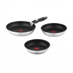 Frying pan set with detachable handle 22cm , 24cm 28 cm TEESA FRYING PANS SINGLE HAND