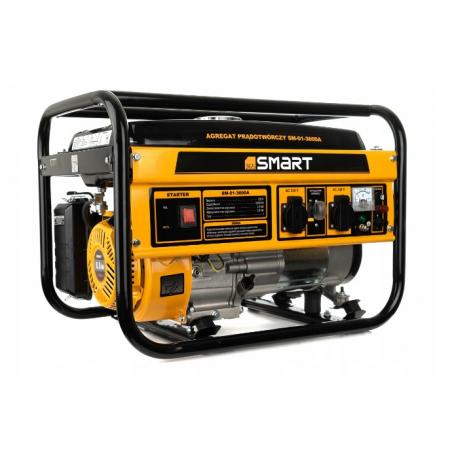 Smart365 SM-01-3600 motor-generador 2500 W 15 L Gasolina Amarillo