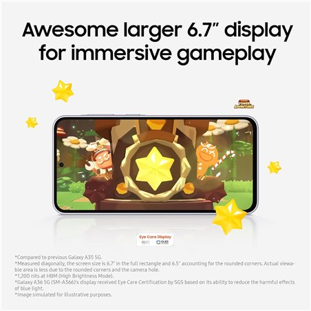 Samsung Galaxy A36 A366 5G, 6+128 GB, 6,7 FHD+ Super AMOLED