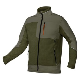 Softshell sweatshirt OUTDOOR, green, size S