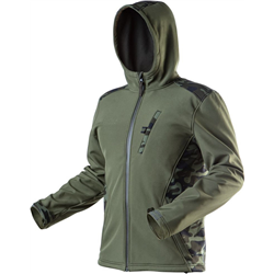 Veste camo softshell, taille l