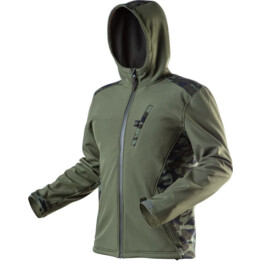 NEO TOOLS 81-553-XL softshell jacket camo green