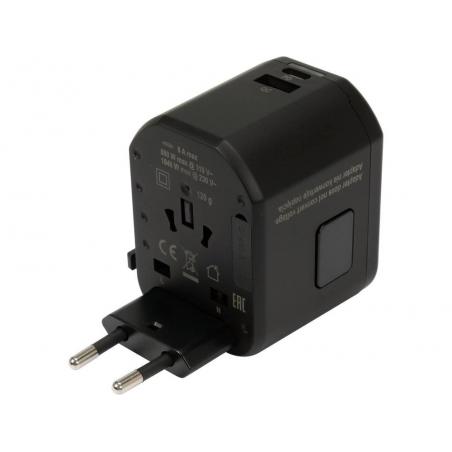 Yato YT-81300 cargador de dispositivo móvil Universal Negro Corriente alterna Carga rápida Interior