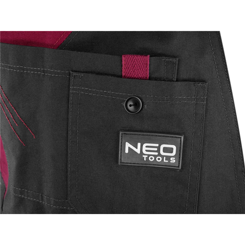 Pantalones de babero de trabajo de las mujeres, tamaño s