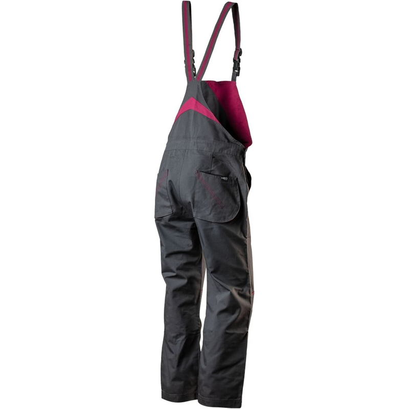 Pantalones de babero de trabajo de las mujeres, tamaño s