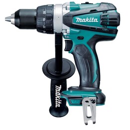 Makita DDF458Z Drill 2000 RPM Keyless 2.5 kg Black, Blue