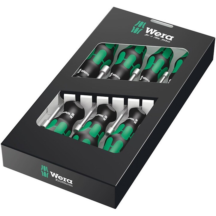 Wera 395 HO/7 SM Juego Destornillador plano