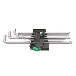 Wera 05073594001 Set chiavi esagonali metriche/imperiali 9 pezzi