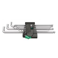 Wera 05073594001 llave hexagonal Juego de llaves allen Métrico/Imperial 9 pieza(s)