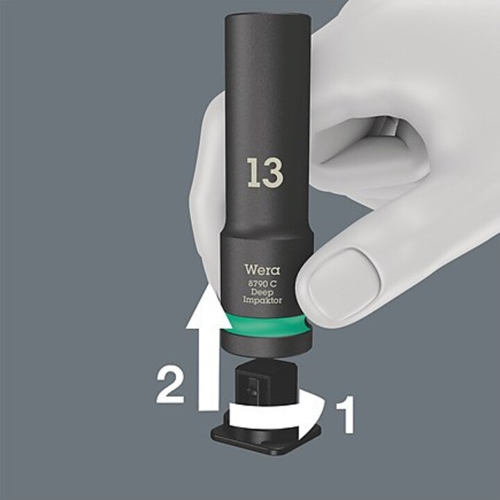 Wera 05004841001 Impact Wrench Socket Set Black
