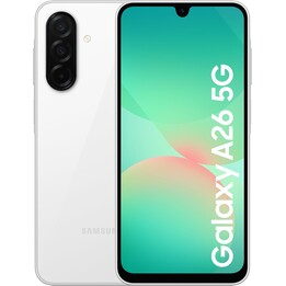 Samsung Galaxy A26 A266, 8+256GB, 5G Smartphone, inteligencia impresionante, 50MP Camera, Blanco