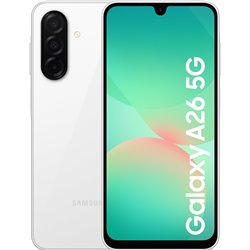 Samsung Galaxy A26 A266, 8+256 GB, 5G -Smartphone, Awesome Intelligence, 50 MP Kamera, Weiß