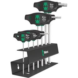 Screwdriver set with Hex-Plus profile 454/7 HF, 7 pieces