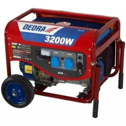 DEDRA DEGB3600K motor-generador 2800 W 15 L Gasolina Azul, Rojo