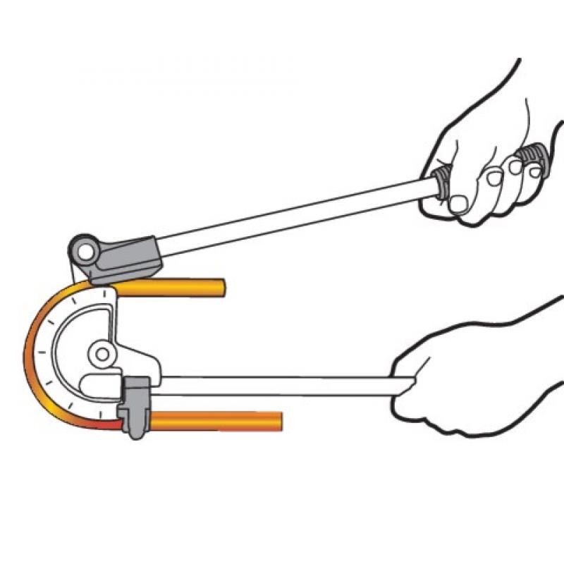 Yato YT-21846 herramienta para doblar tubos y tuberías