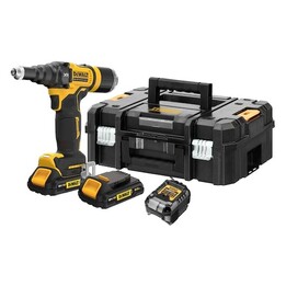 DeWALT DCF403D2GT-QW Remachadora sin escobillas XR 18V 4,8 mm