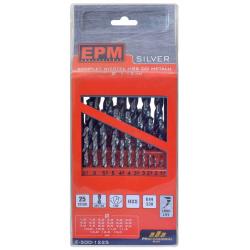 Set of HSS drills for metal 1-13mm 25 pieces