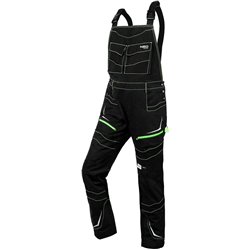 Pantalones de babero Premium Pro Work, tamaño M