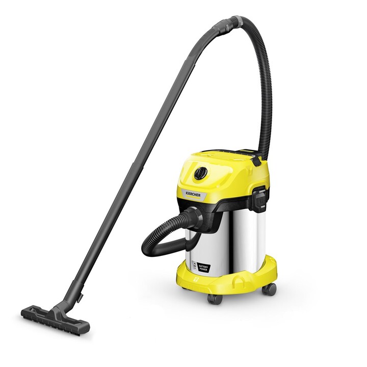 Kärcher WD 3-18 17 L Drum Vacuum Cleaner Wet and Dry 225 W Dust Bag
