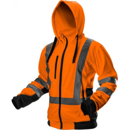 Veste de travail à haute visibilité, orange, taille xxl