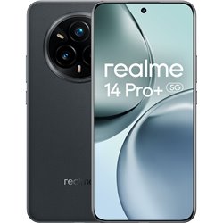 Realme 14 Pro+, 12+512 GB, 6,83 tela, 3ª geração Qualcomm Snapdragon® 7s, 6000 mAh, 6000 mAh, cinza
